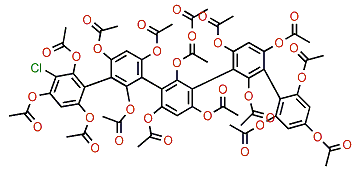 Chloropentafucol A pentadecaacetate
